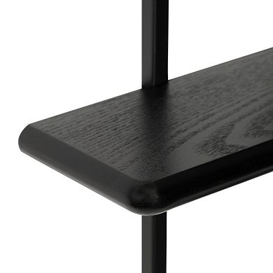 Ramos Wood/Metal Accent Shelf 18x6x30