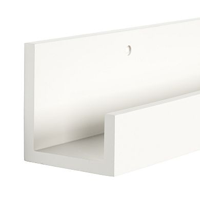 Levie Wooden Picture Ledge Wall Shelf 42"