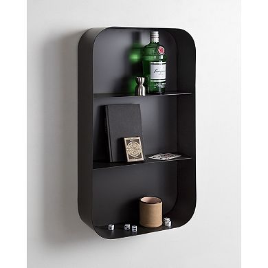 Armenta Metal Wall Shelf 16x28