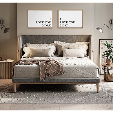 Sylvie I Love You More Framed Canvas Art Set by Maggie Price of Hunt and Gather Goods