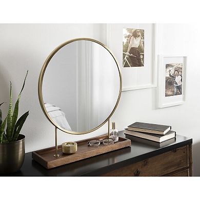 Maxfield Round Tabletop Mirror