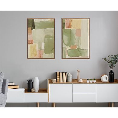 Sylvie United Colors III and IV Framed Canvas Art Set by Amy Lighthall