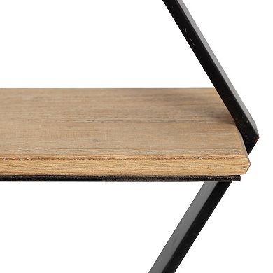 Ladd Hexagon Floating Shelves 25.5x22x5