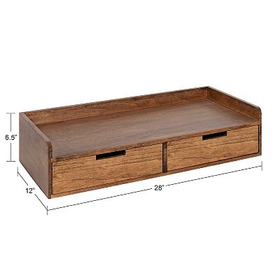 Kitt Floating Shelf Console Table 28x12x6.5