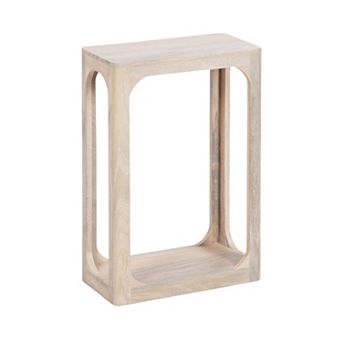 Dahl Wood Slim Side Table 16x8x24