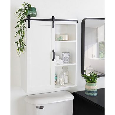 Skylan Decorative Sliding Door Wall Cabinet 22x28