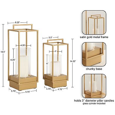 Brandt Candle Holder Set 2 Piece
