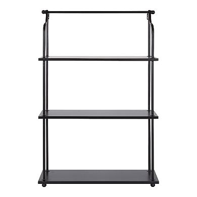 Walters Wood and Metal 3-Tier Shelving 21x32