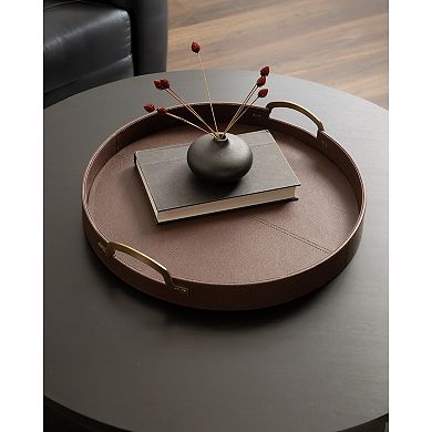 Oxbury Round Tray with Handles 18" diameter