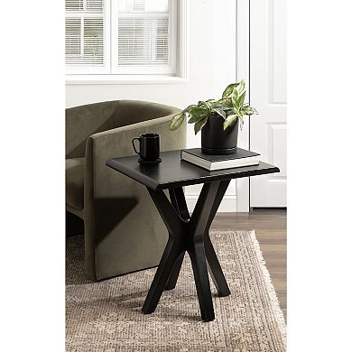 Yates Wood Side Table 22x18x25