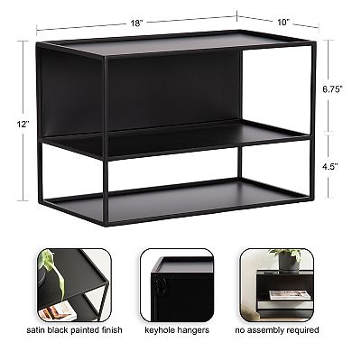 Nomi Floating Side Table 18x10x12