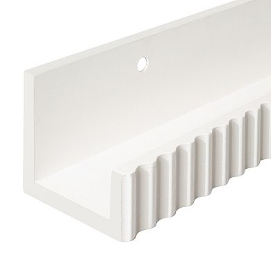 Furrow Ledge Shelf Set