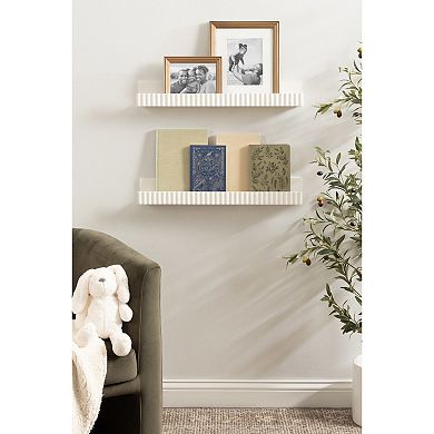 Furrow Ledge Shelf Set