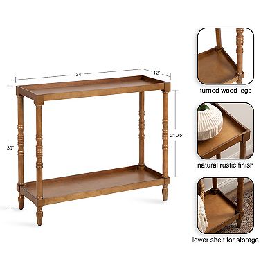 Bellport Rectangle Console Table 34x12x30