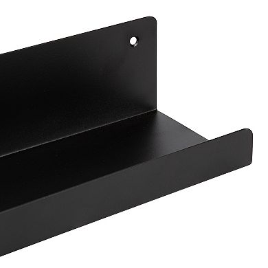 Mezzo Modern Metal Ledge Shelf 36"