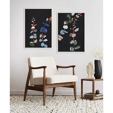 Sylvie Beaded Jade I and II Framed Canvas Art Set by Nikita Jariwala