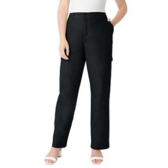 Roaman's Women's Plus Size Plus Size Airflow Wide Leg Pant