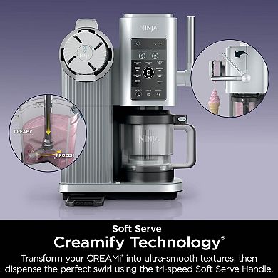 Ninja Swirl™ by CREAMi® Soft Serve and Ice Cream Maker