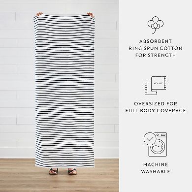 Home Collection Cotton Cabana Striped Towel Set