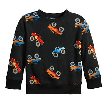 Baby & Toddler Boy Jumping Beans® Thermal Crewneck Sweatshirt