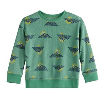 Baby & Toddler Boy Jumping Beans® Thermal Crewneck Sweatshirt