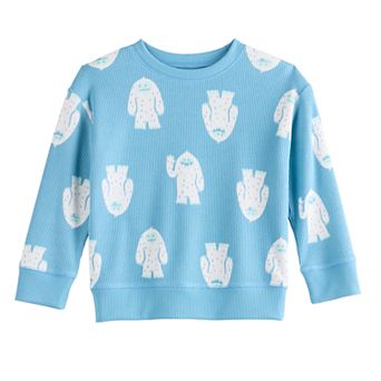 Baby & Toddler Boy Jumping Beans® Thermal Crewneck Sweatshirt