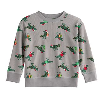 Baby & Toddler Boy Jumping Beans® Thermal Crewneck Sweatshirt
