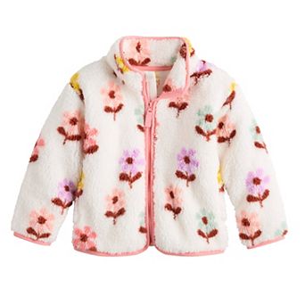 Baby & Toddler Girl Jumping Beans® High Pile Fleece Jacket