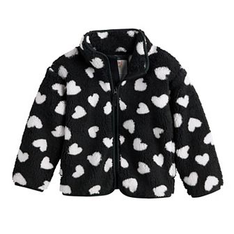 Baby & Toddler Girl Jumping Beans® High Pile Fleece Jacket