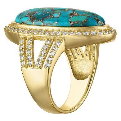 Designs by Gioelli Gold Plated Sterling Silver Ring