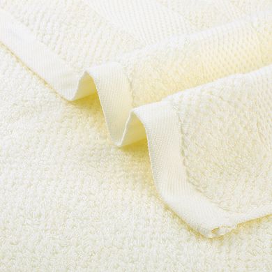 Solid Hand Towels, 100% Cotton for Bathroom Soft Absorbent Gifts Towel 2 Pack