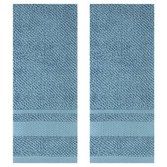 Solid Hand Towels, 100% Cotton for Bathroom Soft Absorbent Gifts Towel 2 Pack