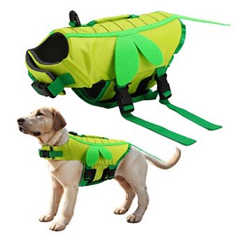 Adjustable Dog Life Vest, Dragonfly Shape Dog Life Vest for Swimming Boating, Dog Life Vest