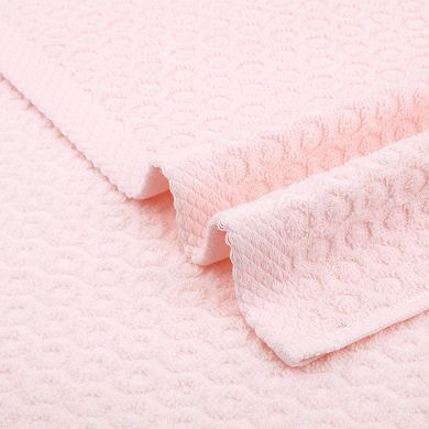 Solid Bathroom Hand Towels, 13" x 29" Cotton Hand Towel Set, Absorbent Soft Towels 4 Pack