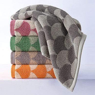 Cotton Hand Towels, Geometric Absorbent Soft Decorative Hand Towel 4 Pack