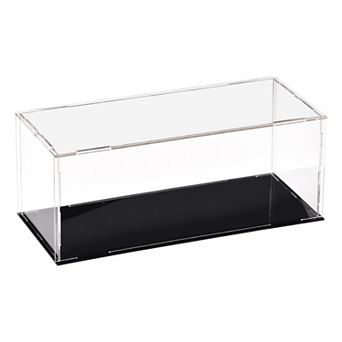 Acrylic Clear Display Case Box Dustproof Protection Showcase Cube 9.8x3.9x3.9 inch