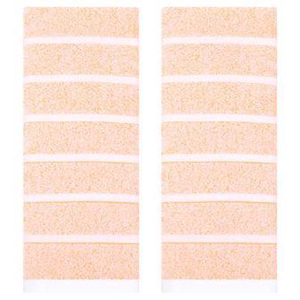 Striped Cotton Bathroom Hand Towels, 13" x 29" Absorbent Soft Hand Towel 2 Pack