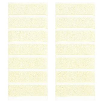 Striped Cotton Bathroom Hand Towels, 13" x 29" Absorbent Soft Hand Towel 2 Pack