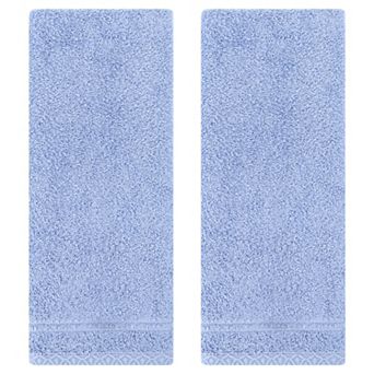 Cotton Hand Towels, Solid Soft Absorbent Hand Towel for Bathroom 2 Pack