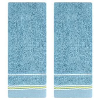 Cotton Hand Towels, Solid Soft Absorbent Hand Towel for Bathroom 2 Pack
