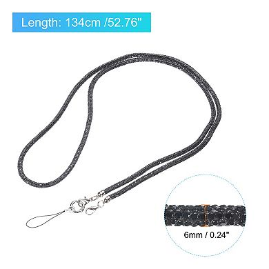 Rhinestone Purse Strap, Crystal Bag Handle Sparkly Replacement Bag Straps for Phone Bag Underarm Bag