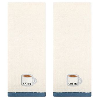 Cute Cartoon Pattern Decorative Hand Towel Set, 14" x 30" Soft Towels 2 Pack