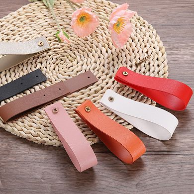 Curtain Rod Holder Wall Hanging Straps Curtain Rod Hook Brackets with Screws for Wall Bathroom