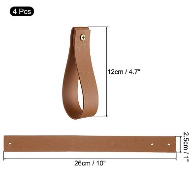 Curtain Rod Holder Wall Hanging Straps Curtain Rod Hook Brackets with Screws for Wall Bathroom