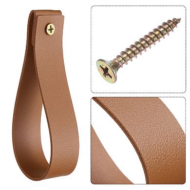 Curtain Rod Holder Wall Hanging Straps Curtain Rod Hook Brackets with Screws for Wall Bathroom