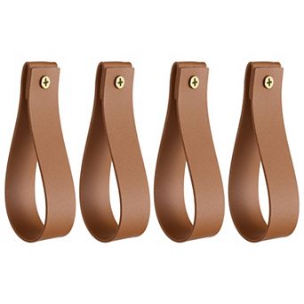 Curtain Rod Holder Wall Hanging Straps Curtain Rod Hook Brackets with Screws for Wall Bathroom