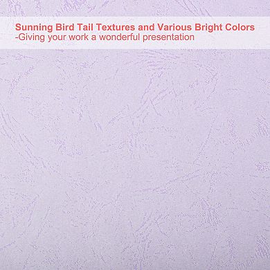 12Mil Paper Binding Presentation Covers for A4 and Letter Size(8.5x11 Inches) Paper