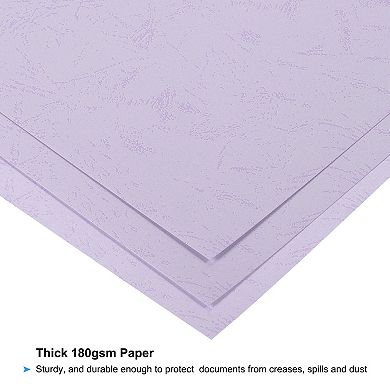 12Mil Paper Binding Presentation Covers for A4 and Letter Size(8.5x11 Inches) Paper