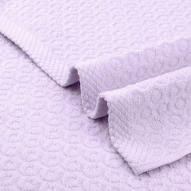 Solid Bathroom Hand Towels, 13" x 29" Cotton Hand Towel Set, Absorbent Soft Towels 2 Pack