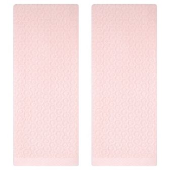 Solid Bathroom Hand Towels, 13" x 29" Cotton Hand Towel Set, Absorbent Soft Towels 2 Pack